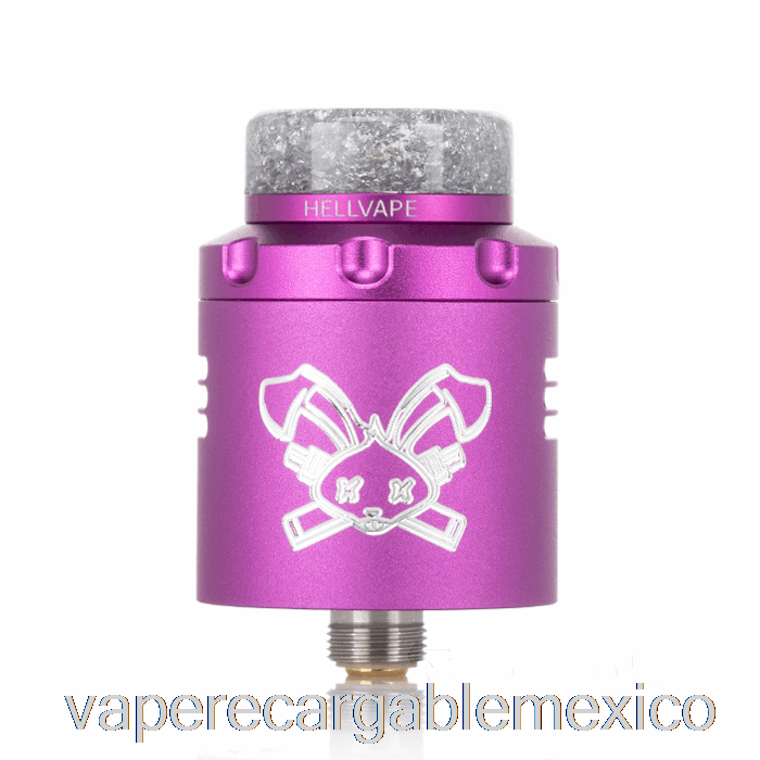 Vape Recargable Hellvape Conejo Muerto V3 24mm Rda Morado